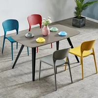 Chaise de salle à manger en polypropylène empilable à dossier perforé de haute qualité à prix avantageux HANYEE, chaise en PP pour restaurant
