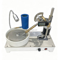 Machine à facetter les pierres précieuses populaire pour la fabrication de bijoux, 6 pouces, à vitesse réglable, avec bras de facettage numérique