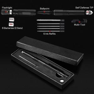 Stylo de lampe de poche multi-outils d'autodéfense de survie en plein air avec brise-verre et ouvre-bouteille - Product Image 3