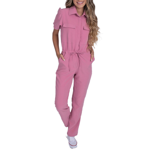 Vendeurs Combinaison de gommage une pièce Infirmière Uniforme Design Maillot de corps à manches courtes pour gommages - Product Image 2