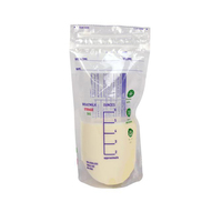 Sacs de conservation de lait maternel et aliments pour bébés, personnalisés, imprimés, en plastique refermable, réutilisables, sans BPA, pour la vente en gros
