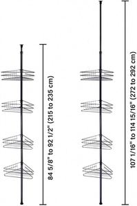 Estante Esquinero Metálico Moderno para Baño de Hotel, Organizador de Gel de Ducha y Champú, Venta al por Mayor de Fábrica - Product Image 2
