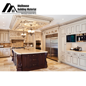 Di lusso di alta qualità America Villa dispensa di lusso <span class=keywords><strong>cucina</strong></span> <span class=keywords><strong>soggiorno</strong></span> accessori in legno mobili armadietto Set disegni - Product Image 3
