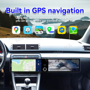 Autoradio MOOKAKA double écran 12,3 pouces pour A4/B6/B7/S4 2004-2007, navigation GPS Android, stéréo, CarPlay sans fil, écran interactif grand format - Product Image 2