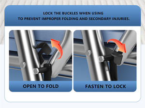 Chaises de toilette pliables imperméables <span class=keywords><strong>pour</strong></span> personnes âgées, réglables, faciles à transporter, <span class=keywords><strong>pour</strong></span> la récupération médicale, usage exclusif <span class=keywords><strong>pour</strong></span> les personnes âgées, chaise de <span class=keywords><strong>douche</strong></span> - Product Image 6
