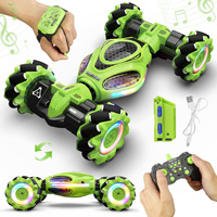 NOUVEAU 2025 1611-PRO 1611 PRO 2.4Ghz Voiture RC de cascade 4x4 à l'échelle 1:18 avec contrôle par montre pour enfants