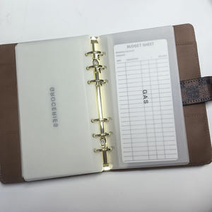 定制A6个人哑光牛皮纸现金信封个性化磨砂预算活页夹口袋透明收钱袋 - Product Image 6