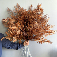 Kunstbloemen Maillard-stijl Herfstdecoratie Bruidsbloemen Decoraties Op maat gemaakte bloemstukken voor boog Feestelijke sfeerdecoratie