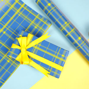 Usine en gros 80g Noël personnalisé luxe papier d'emballage cadeau 43*300cm papier d'emballage pour emballage - Product Image 6