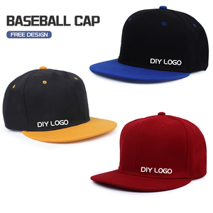Cappelli da Baseball Personalizzati all'Ingrosso con Logo, Visiera Piatta, Stile Hip-hop, Stampa a Bolle Colorata, Ricamati, Cappellini Sportivi - Product Image 4