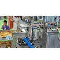 Ligne de Production automatique de Popcorn avec emballage Machine à Popcorn commerciale gaz et électrique