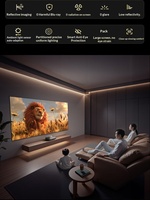 Projecteur DLP à très courte focale laser tricolore 4K JMGO O3Pro, système d'exploitation Android, 4 Go de RAM, 2600 ANSI Lumens, 64 Go de stockage - Cinéma maison