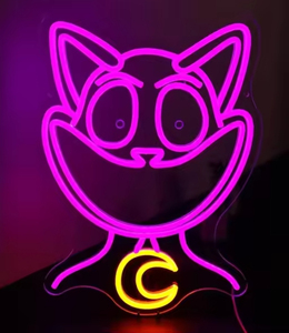 Luces LED de Neón Personalizadas con Diseño de Gato Sonriente, DC/Transformador, Decoración para el Hogar, <span class=keywords><strong>Bar</strong></span>, Fiesta, Discoteca, Crea Atmósfera - Product Image 1