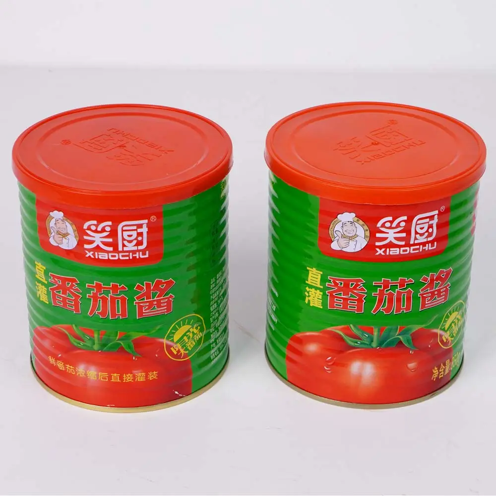 Popüler fabrika domates macunu afrika için konserve domates sosu ucuz fiyat ile yüksek kaliteli teneke domates püresi