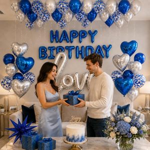<span class=keywords><strong>Decoraciones</strong></span> <span class=keywords><strong>de</strong></span> Globos <span class=keywords><strong>para</strong></span> Fiesta <span class=keywords><strong>de</strong></span> <span class=keywords><strong>Cumpleaños</strong></span> Azul Plateado al por Mayor, Pancarta <span class=keywords><strong>de</strong></span> <span class=keywords><strong>Feliz</strong></span> <span class=keywords><strong>Cumpleaños</strong></span>, Globos <span class=keywords><strong>de</strong></span> Corazón, Globos <span class=keywords><strong>de</strong></span> Estrella Explosivos - Product Image 4