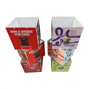 Tùy chỉnh fanghua thiết kế Stackable khối khối hộp giấy có thể gập lại quảng cáo Pop Up tông Cube hiển thị - Product Image 5