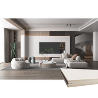Nouveau design Marble Rock Look WPC TV Fond Décoration Panneau mural