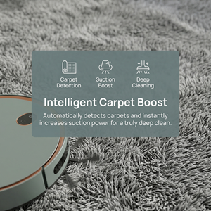 Automatic Rechargeable Robotic Vacuum Cleaner 3-in-1 Smart All-in-One Wet & <b>Dry</b> Cleaner for Household Car & Garage Use - Product Image 6