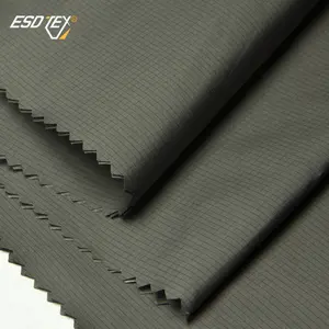 Dayanıklı Polyester ekose kumaş yumuşak nefes grafen anti-statik dış mekan kullanımı için giyim astar özellikleri dokuma desen