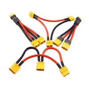 Customized Genuine Amass 12AWG XT60 <b>Adapter</b> Cable XT60-M to XT60-F XT60H-M to XT60H-F for RC Battery and Power Applications - Product Image 1
