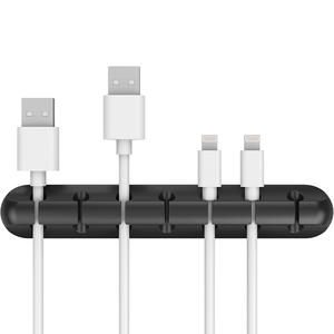 Gestion de fil de silicium de bureau auto-adhésif en gros avec adhésif - Product Image 1