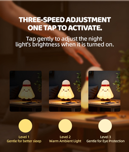 Lampada da Scrivania <span class=keywords><strong>LED</strong></span> per Bambini a Forma di Racchetta da Badminton, Controllo Touch, Luce Calda, 3 Livelli di Luminosità, Ricaricabile USB, Protezione Occhi, da Comodino - Product Image 2