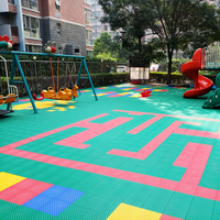 Dalles de sol suspendues modulaires en PP haute résistance pour terrains de basketball extérieurs et usines