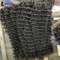 Cheveux vierges bouclés vietnamiens et birmans doublement étirés, lots de cheveux ondulés, fournisseurs de cheveux, cheveux humains indiens vierges alignés dans le sens des cuticules, tissage en vrac