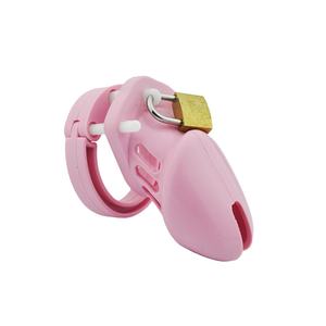 لينة سيليكون العفة قفص ذكر مع قفل - Product Image 1