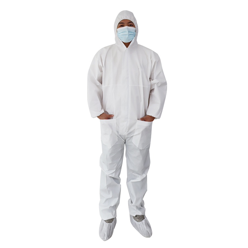 Junlong Wegwerp Antistatische Esd Kiel Ademende Sms-Overall Beschermend Ppe-Pak