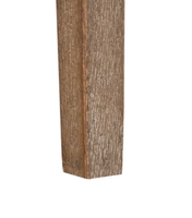 HLM105 Chaise de salle à manger et tabouret de bar haut en bois massif de style côtier français Edward, avec revêtement en rotin, pour restaurant et cuisine