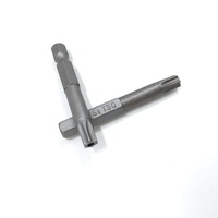 Jeu de têtes de tournevis Torx creuses en acier de qualité industrielle, avec porte-embouts magnétique, outils de travail du bois