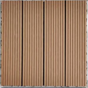 Dalles de <span class=keywords><strong>terrasse</strong></span> extérieures en WPC, imitation <span class=keywords><strong>béton</strong></span>, emboîtables, en plastique et bois, pour jardin - Product Image 3