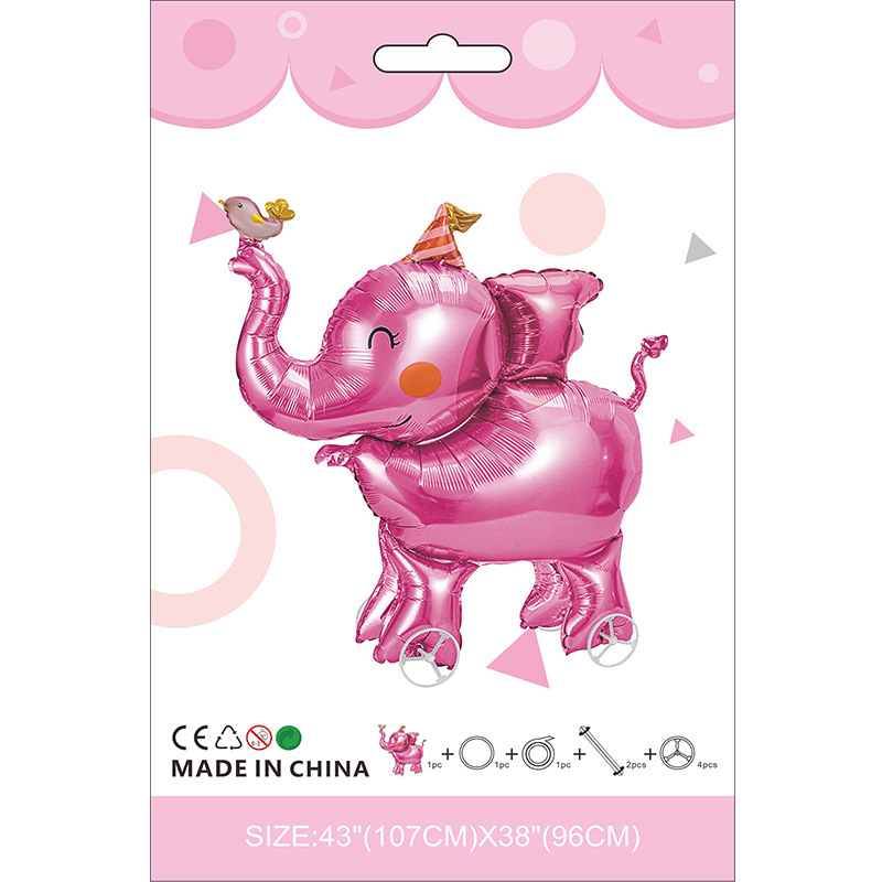 Éléphant rose