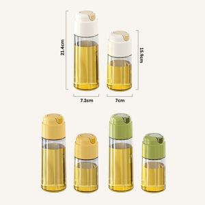 Bouteille transparente pour vinaigre, sauce soja, huile d'olive, avec bouchon automatique, qualité alimentaire, 320 ml, 500 ml, distributeur d'huile - Product Image 4