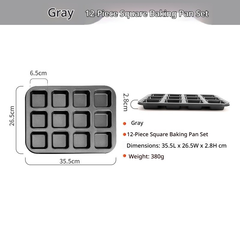 Plaque à pâtisserie Gray-12 (carrée)