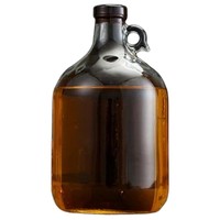 Bouteille en verre cristallin FastRack avec bouchon en liège, capacité de 4000 ml, pour la fabrication de vin, de bière et de tequila à domicile, marque Xingda