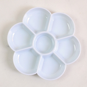 <span class=keywords><strong>Palette</strong></span> de <span class=keywords><strong>peinture</strong></span> à l'huile en acrylique pour aquarelle, 7 aliments, fleurs blanches, artiste, - Product Image 2