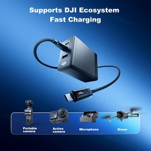 Cargador de Coche GaN 3 en <span class=keywords><strong>1</strong></span> de Carga Rápida <span class=keywords><strong>DJI</strong></span> 140W, Adaptador de Corriente para Vehículo para <span class=keywords><strong>DJI</strong></span> OSMO Mobile 8 <span class=keywords><strong>OM</strong></span> 7, Ofertas de Precio - Product Image 1