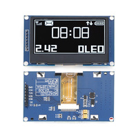 Pantalla OLED de 2,42 pulgadas, pantalla LCD de 128*64, controlador SSD1309, pantalla LCD 12864, compatible con soldadura de pantallas LCD, compatible con UNO 1306 I2C, puerto serie SPI