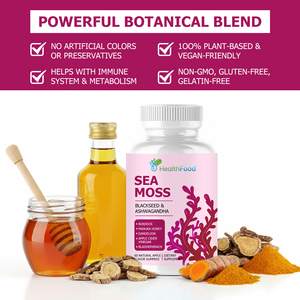 Gummies de Mousse de Mer Bio à Prix de Gros : Renforce l'Immunité, Favorise la Digestion avec Complément Herbal à la Bardane et au Curcuma - Product Image 6