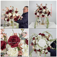 Boules de fleurs artificielles en soie violette personnalisées de 50 cm, 60 cm, 70 cm, 80 cm pour la décoration de mariage