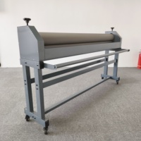 Nouvelle Laminoir Pneumatique à Grande Vitesse, Épaisseur 27mm, 1600mm, à Moteur Électrique, Machine à Laminage Manuelle pour Vinyle, Bois et Cartons