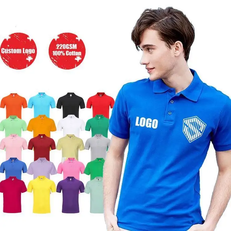 Individuelles OEM-Markenuniform-Golfshirt personalisiertes Individuelles Polo-Hemd hochwertige Herren Cus individuelle Polo-Shirts mit Logo