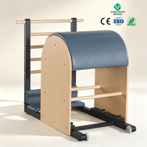 Baril d'escalade Pilates en bois d'érable CONTRON – Écologique, durable, multifonctionnel, réglable – Équipement professionnel – Garantie 5 ans - Product Image 3