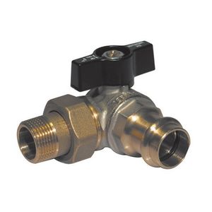 Vanne à boisseau sphérique à raccordement par compression 3/4 x 22 PN 40 pour systèmes de remplissage - Product Image 1