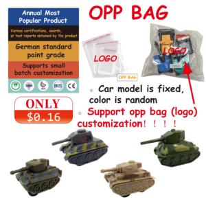 Оптовая продажа, изготовленные на заказ, серия военных танков, литые игрушки, оттягивающие пластиковые игрушечные транспортные средства, персонализированные логотипы, функциональные колесные сумки из полипропилена - Product Image 1