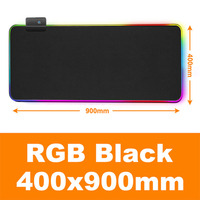 Grand tapis de souris de jeu carré en cuir Led RVB personnalisé XXL tapis de souris de joueur étanches avec sublimation