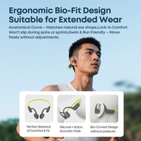 Fabricant leader IP68 sans fil Bluetooth 6.0 écouteurs oreille ouverte natation écouteur Sport casque à conduction osseuse avec carte 32G