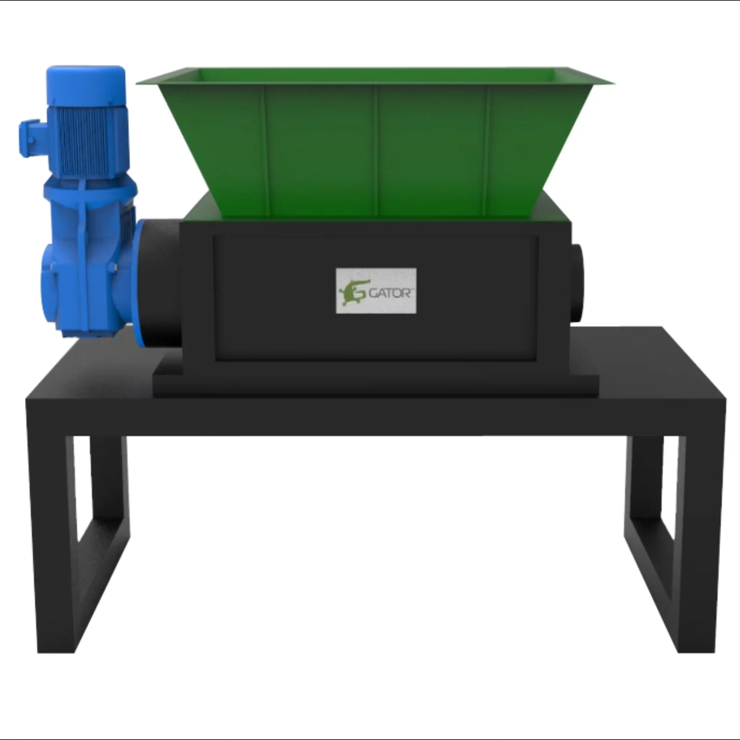 Fabrikdirekt Industrie-Schrott Karton Metall Kunststoff Doppelwellen-Schreddermaschine zum Recycling von Abfällen